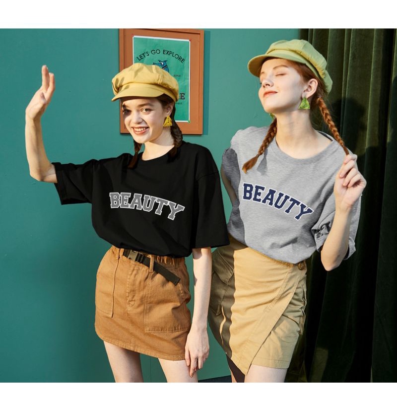 Áo thun cao cấp nữ in chữ kiểu dáng trẻ trung mẫu mới sang chảnh cực xinh đẹp chuẩn