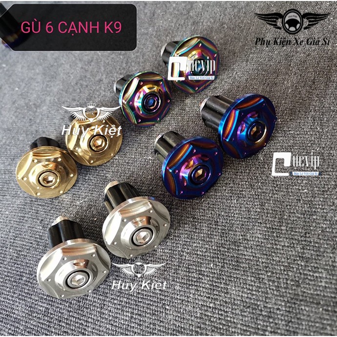 [Hàng Mới Về] Cặp Gù Chống Đổ Tay Lái Titan 6 Cạnh K9 Gắn Mọi Loại Xe 2293