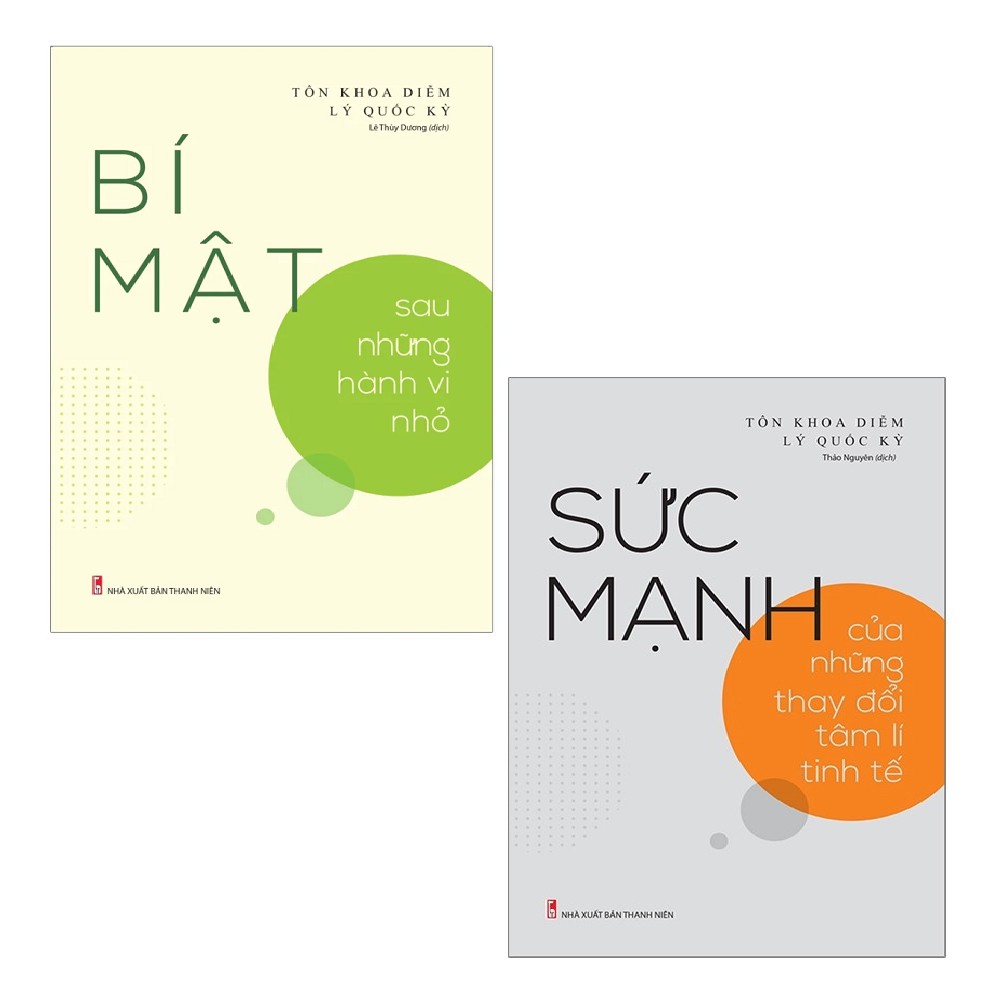 Sách Minh Long - Combo: Bí Mật Sau Những Hành Vi Nhỏ + Sức Mạnh Của Những Thay Đổi Tâm Lí Tinh Tế