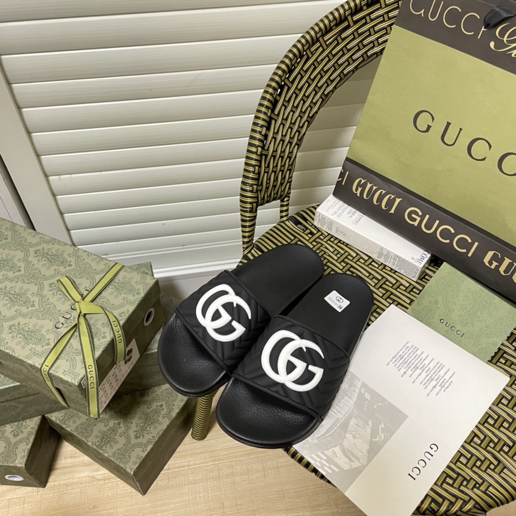 Dép Sandal GUCCI Đế Bằng Siêu Nhẹ Thoáng Khí Thời Trang Mùa Hè 2022 Cho Cặp Đôi