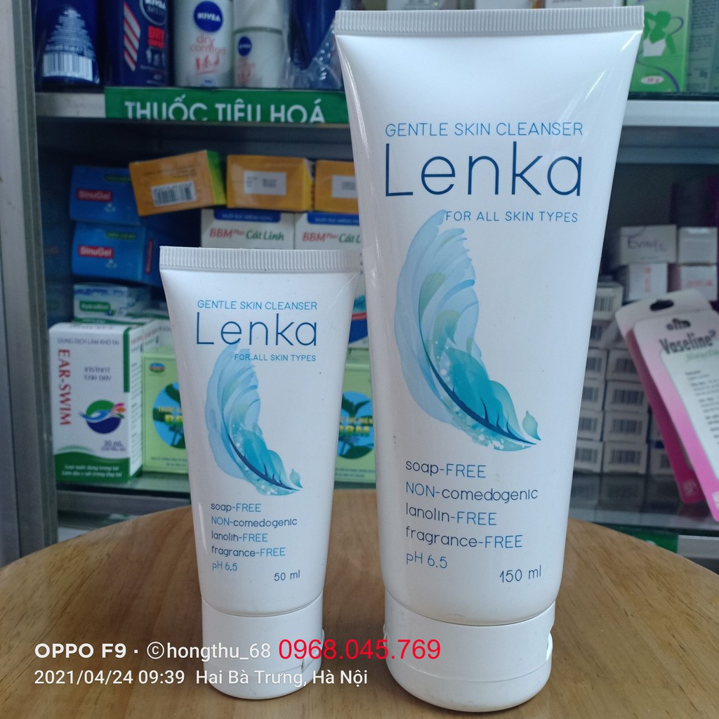 Sữa rửa mặt dịu nhẹ Lenka - Nhatnhat
