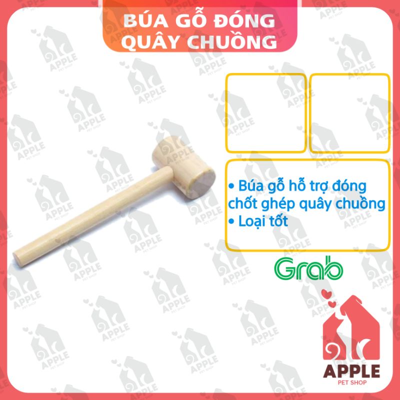 [KHAY VỆ SINH - BÚA GỖ] Phụ kiện quây chuồng thú cưng