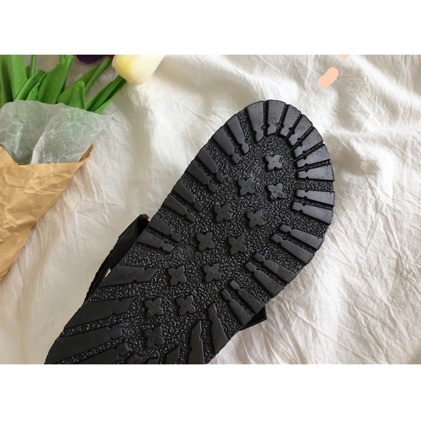 - D13_Dép sandal ulzzang nữ phong cách Retro cá tính