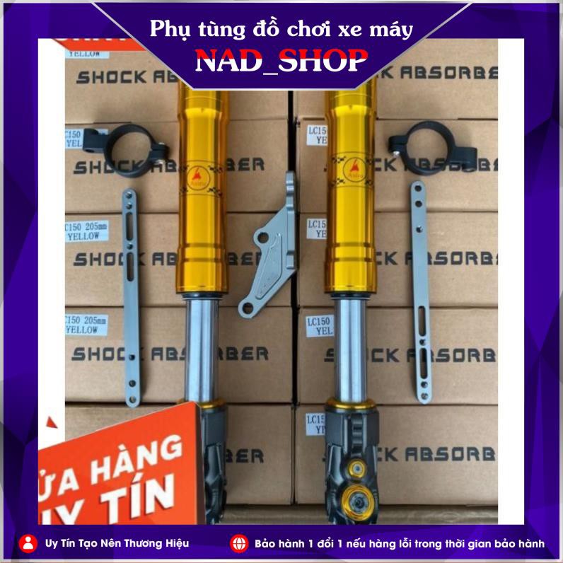 [SHOP UY TÍN] Phuộc trước USD hiệu Asiro chính hãng gắn chảng ba zin cho Exciter các đời