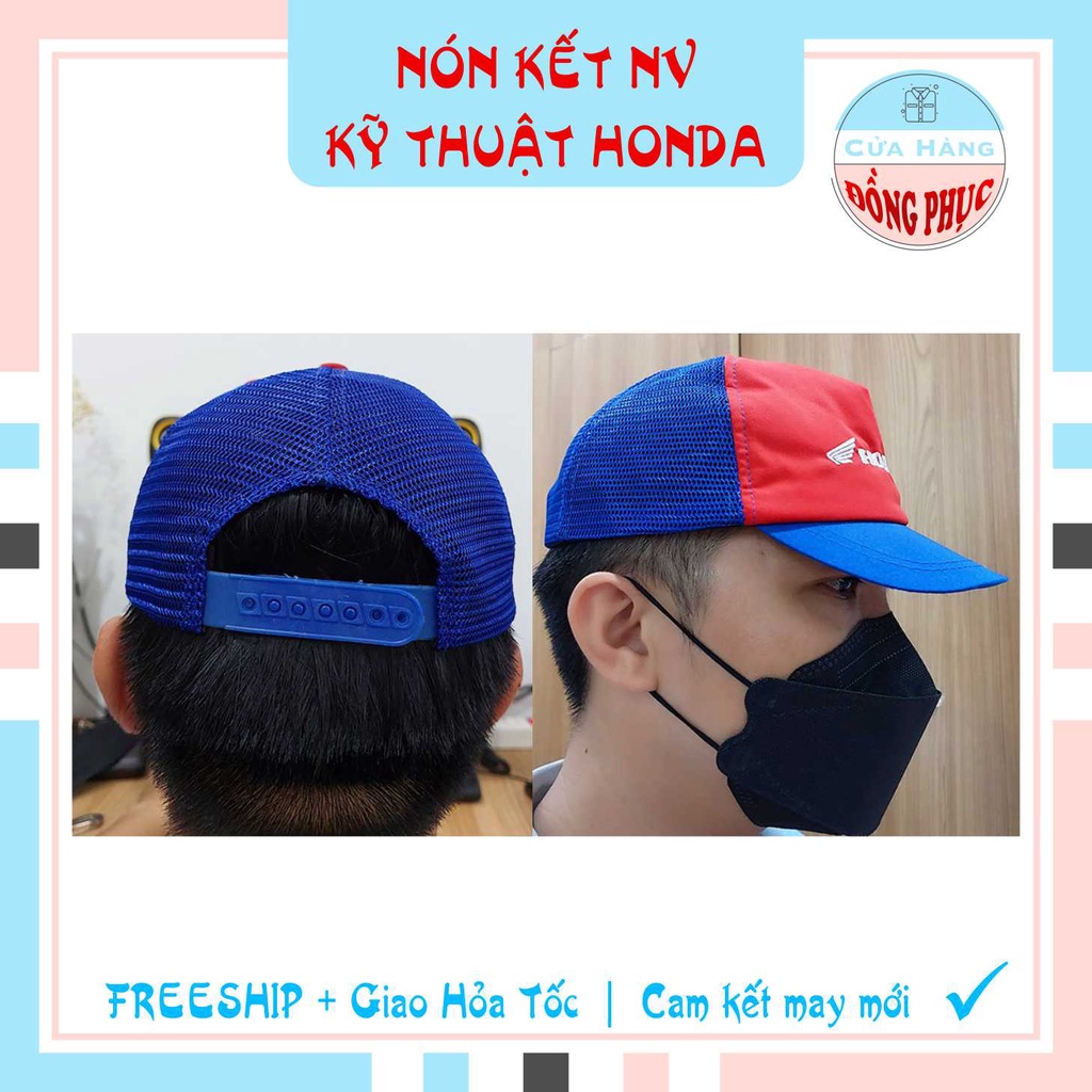 NÓN KẾT THỢ HONDA - NÓN KẾT ĐỎ, XANH CHÍNH HÃNG HONDA, ĐÚNG CHUẨN CỦA HEAD! GIÁ SỈ