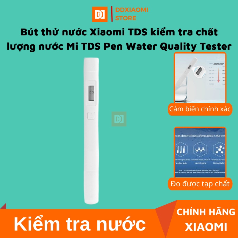 Bút thử nước Xiaomi TDS kiểm tra chất lượng nước Mi TDS Pen Water Quality Tester - Bút kiểm tra nước sạch