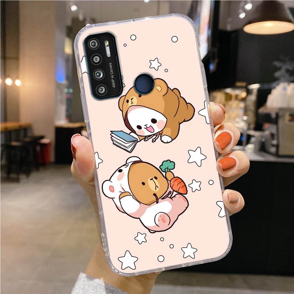 ỐP LƯNG VSMART STAR 3/STAR 4/STAR 5/JOY 4/LIVE 4, IN HÌNH GẤU ĐÔI SIÊU ĐÁNG YÊU.