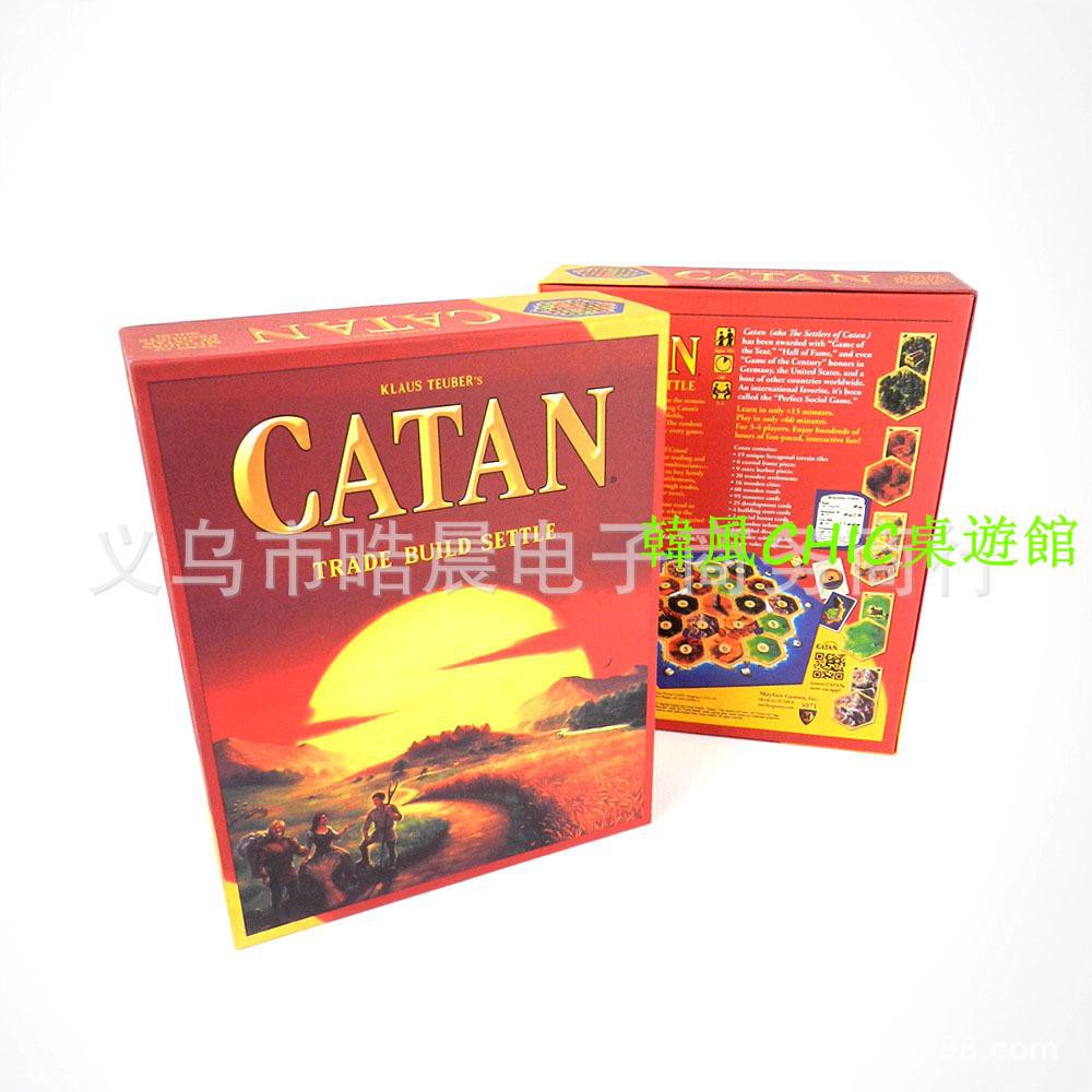 Bộ Thẻ Bài Trò Chơi Catan The Island Tiếng Anh