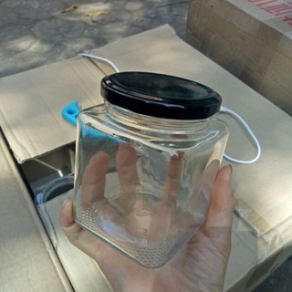 Hũ Thủy Tinh Vuông 500ML