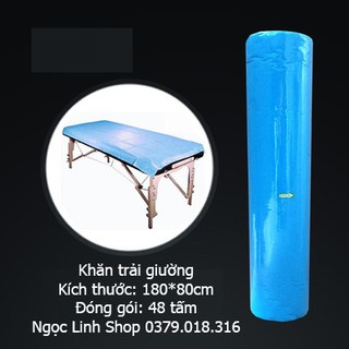 Cuộn Vải Không Dệt Trải Giường Cực Dày Định Lượng 40GSM, Cuộn 50 Miếng 80x180cm