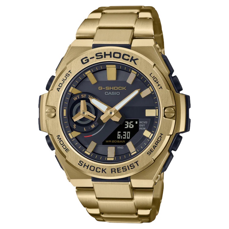 Đồng Hồ Casio Nam Dây Thép Không Ghỉ GSHOCK GST-B500GD-9ADR Chính Hãng