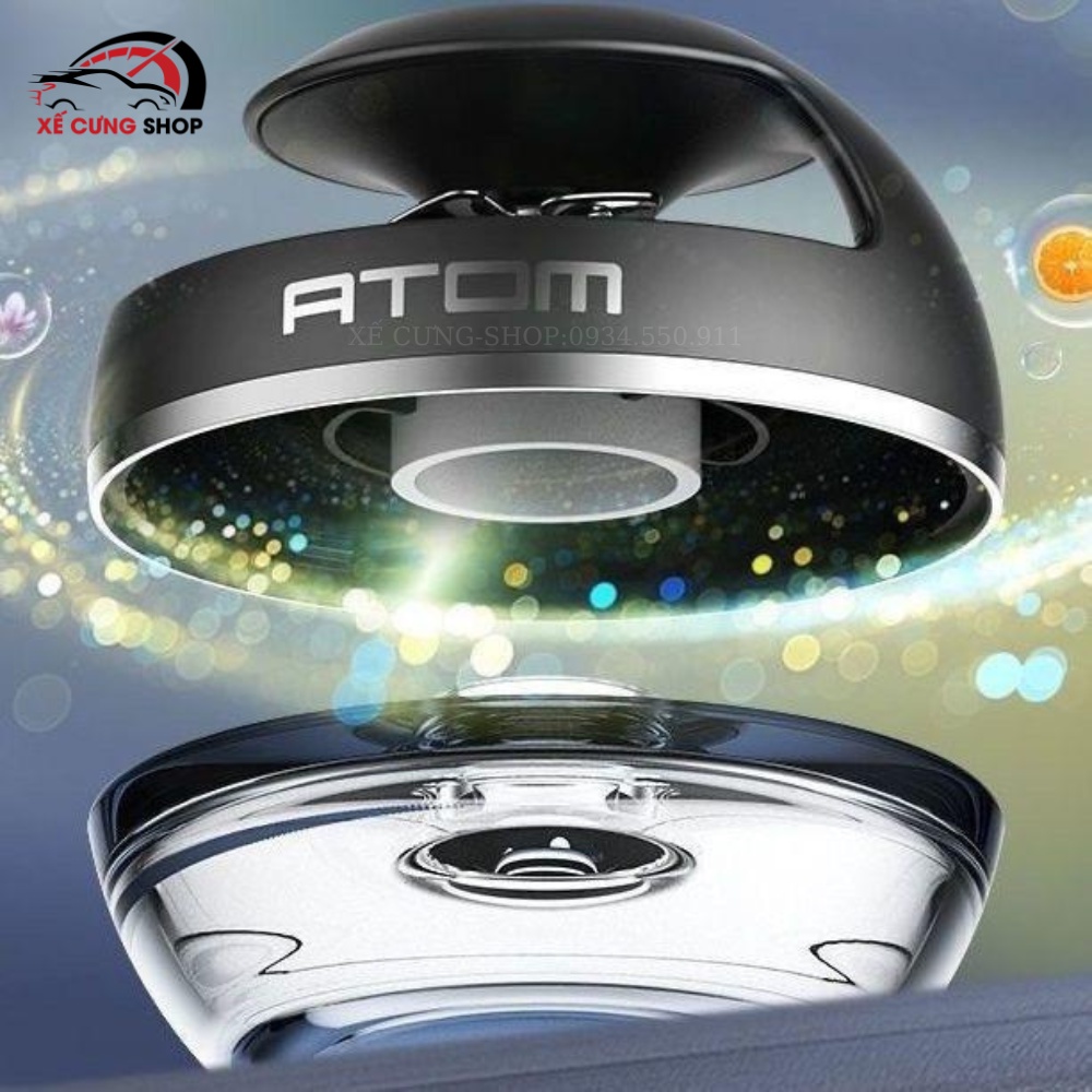 Nước hoa ô tô cao cấp Atom chạy năng lượng mặt trời