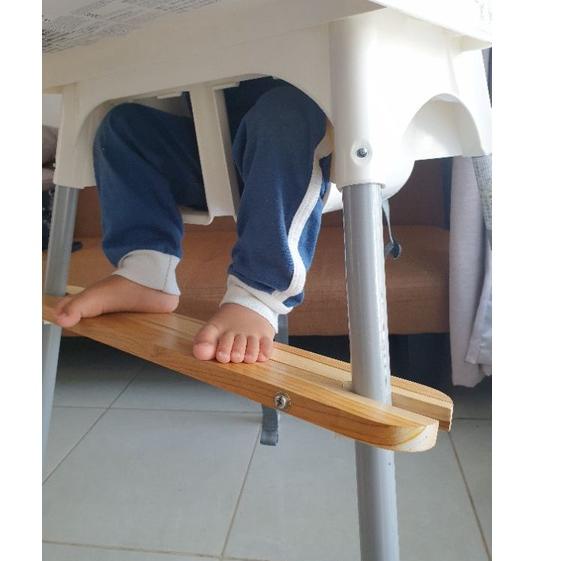 (Art. X8710) Gác Chân IKEA Chống Gãy Bằng Gỗ Tự Nhiên Gác Chân Ghế Ngồi Bàn Ăn ikea Cao Cấp Dành Cho Bé