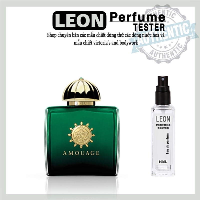 💎LEON💎 Mẫu thử nước hoa amouage epic woman 10ml dạng xịt