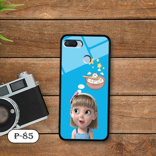 Ốp lưng kính 3D Xiaomi Redmi 6-cute