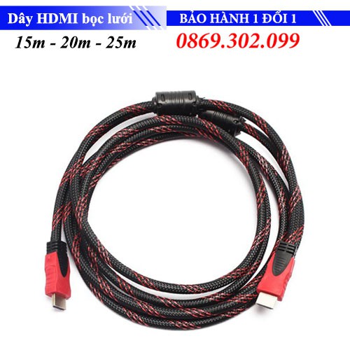 Cáp HDMI lưới loại 15m - 20m 25m