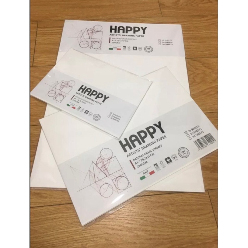 Giấy vẽ chì HAPPY 200/160gsm