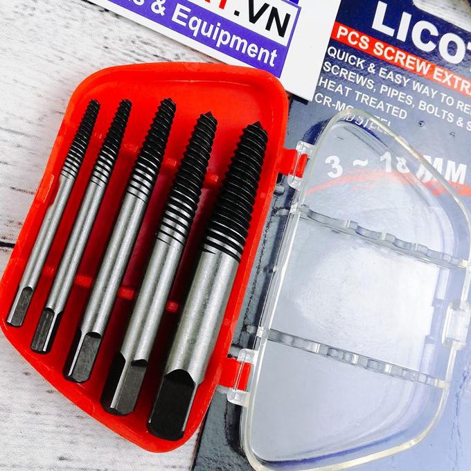 Vít Mở Ốc Gãy Ốc Trờn Zen Licota 5 cây, 6 cây