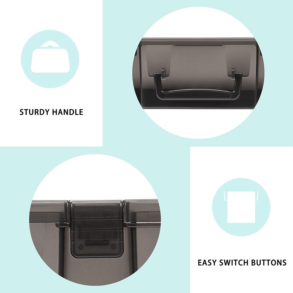 Túi Đựng Tượng Minature Tương Thích Với Warhammer 40k, DND Và Hơn - 72 Khe Ở Total  COI6