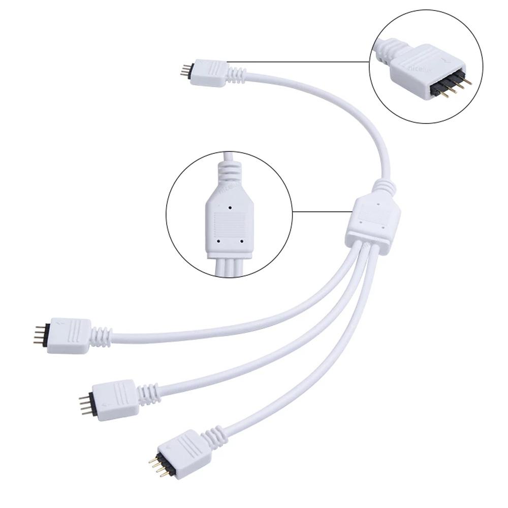 Đầu Nối Dây Đèn LED RGB AUGUSTINA 4Pin Cho Kết Nối Female 5050 3528 RGB