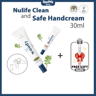 OnePick) Dưỡng ẩm kiêm kháng khuẩn! Kem dưỡng da tay thơm ngất ngây [NULIEF Clean and Safe Handcream 30ml]