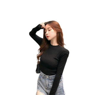 Áo thun tay dài croptop