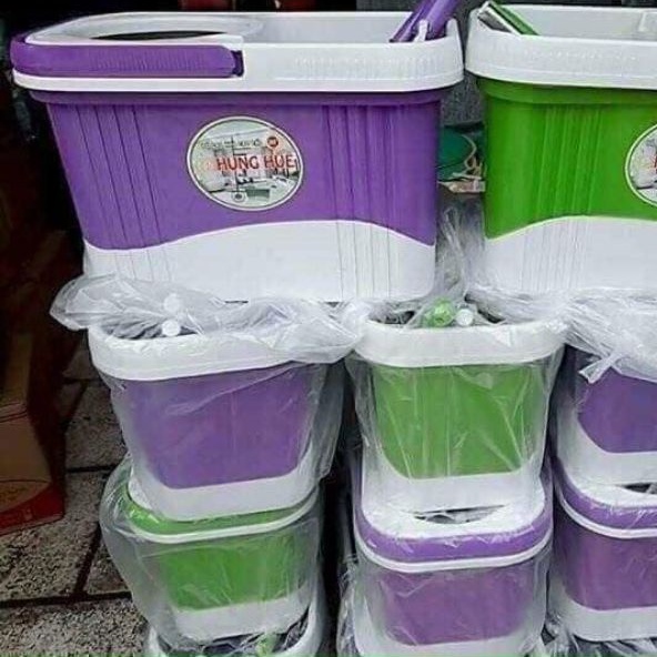 CHỔI LAU NHÀ 360 ĐỘ LOẠI XỊN TẶNG KÈM 2 BÔNG LAU
