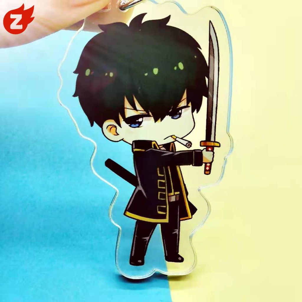 ✨1 Móc Khóa Bằng Acrylic Trong Suốt Hình Gintama