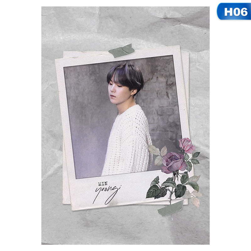 Poster Treo Tường In Hình Nhóm Nhạc Bts Jimin V Suga