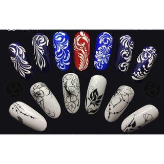 gel vẽ nổi đen trắng .
