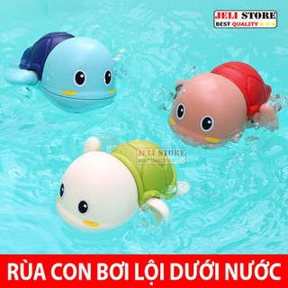 Combo 3 đồ chơi nhà tắm - rùa con bơi dưới nước cực đáng yêu