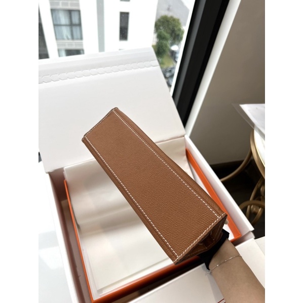 TÚI MINI KELLY POCHETTE DA XƯỚC KHOÁ VÀNG TẶNG KÈM DÂY XÍCH