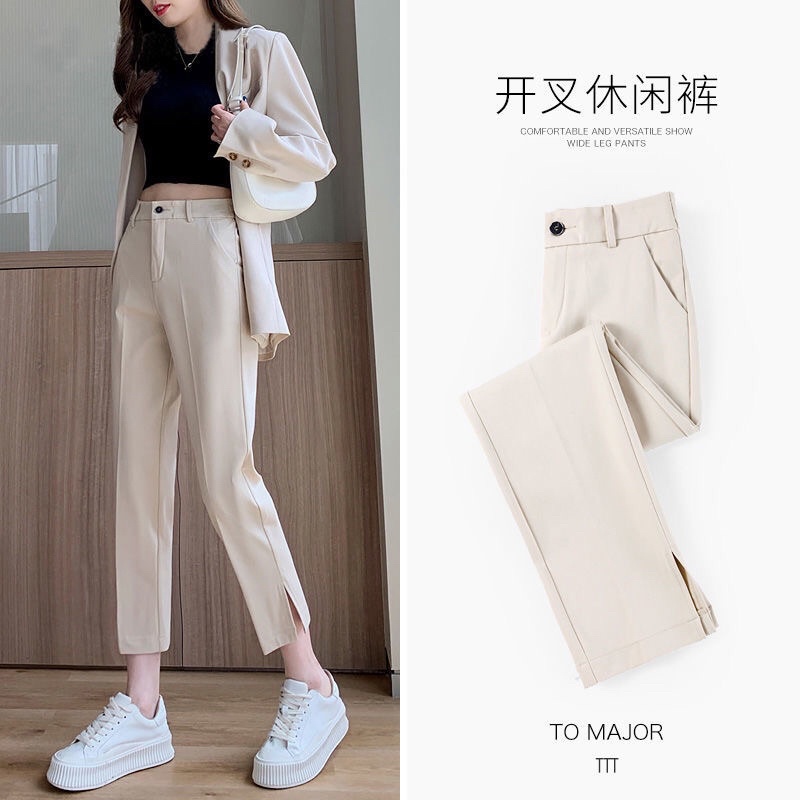 Quần cạp cao quần ống suông nữ phong cách hàn quốc mẫu mới chất đẹp mã RB018