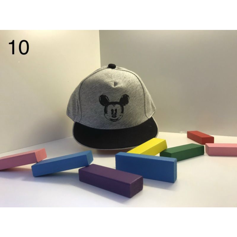 Mũ lưỡi trai cho bé trai 2 đến 6 tuổi, nón hiphop Snapback trẻ em cá tính  - Nấc cài nhựa
