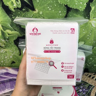 Bông tẩy trang Merilynn 180 miếng/ gói