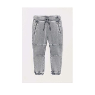 Quần jogger thun da cá H&M xám
