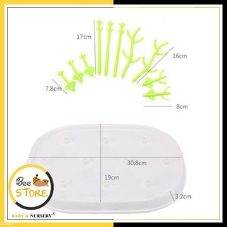[MỞ KHO SỈ] Giá úp bình sữa cho bé có nắp đậy (Hàng loại đẹp)