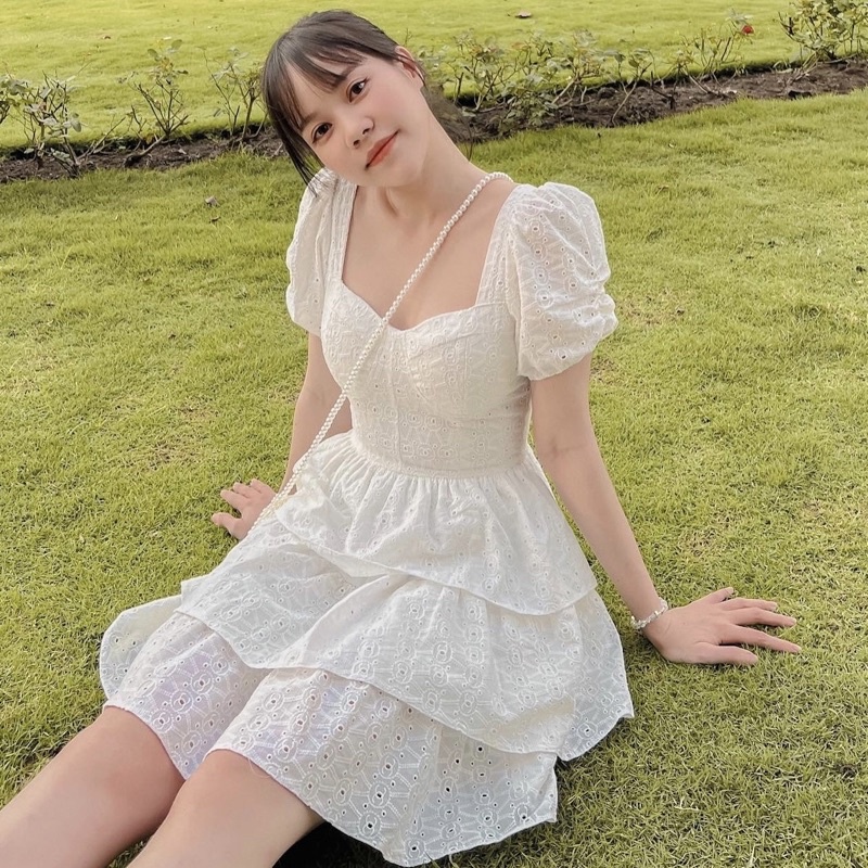 Đầm xoè tay phồng công chúa Tuxilover - Cinderalla Dress
