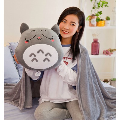 [Hàng mới về] Bộ gối ngủ văn phòng Totoro 3in1 , Gối ngủ Totoro 3in1