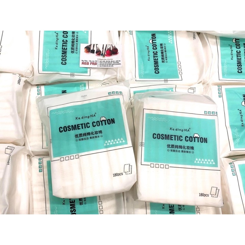 bông tẩy tranh kadingna cotton 180 miếng