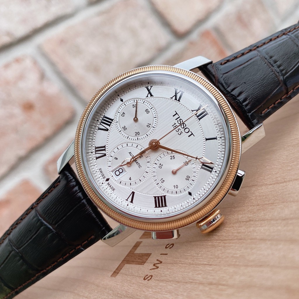 Đồng hồ nam chính hãng Tissot T097.427.26.033.00 - Máy cơ tự động bấm giờ thể thao - Kính Sapphire nguyên khối