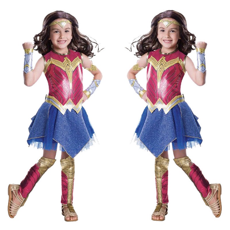 Trang PhụC Halloween Wonder Woman Cho Bé GáI