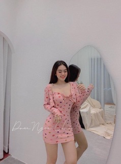 set đầm body 2 món
