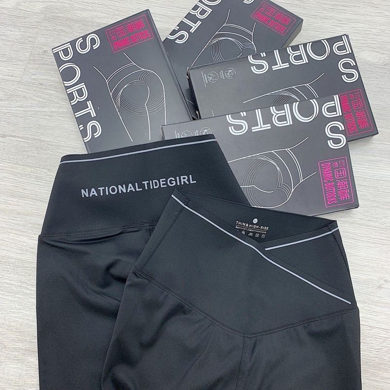 Quần legging nữ cạp cao chất umi loại 1 cao cấp full hộp dày dặn, co giãn 4 chiều 
 | BigBuy360 - bigbuy360.vn