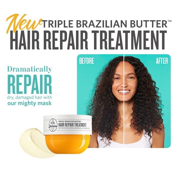 SOL DE JANEIRO  Mặt nạ dưỡng tóc Triple Brazilian Butter™ Hair Repair Treatment Mask