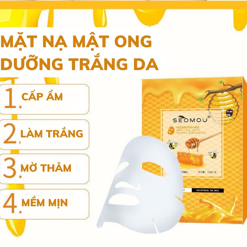Mặt nạ giấy trái cây dưỡng trắng cấp ẩm giảm mụn mask nội địa cao cấp