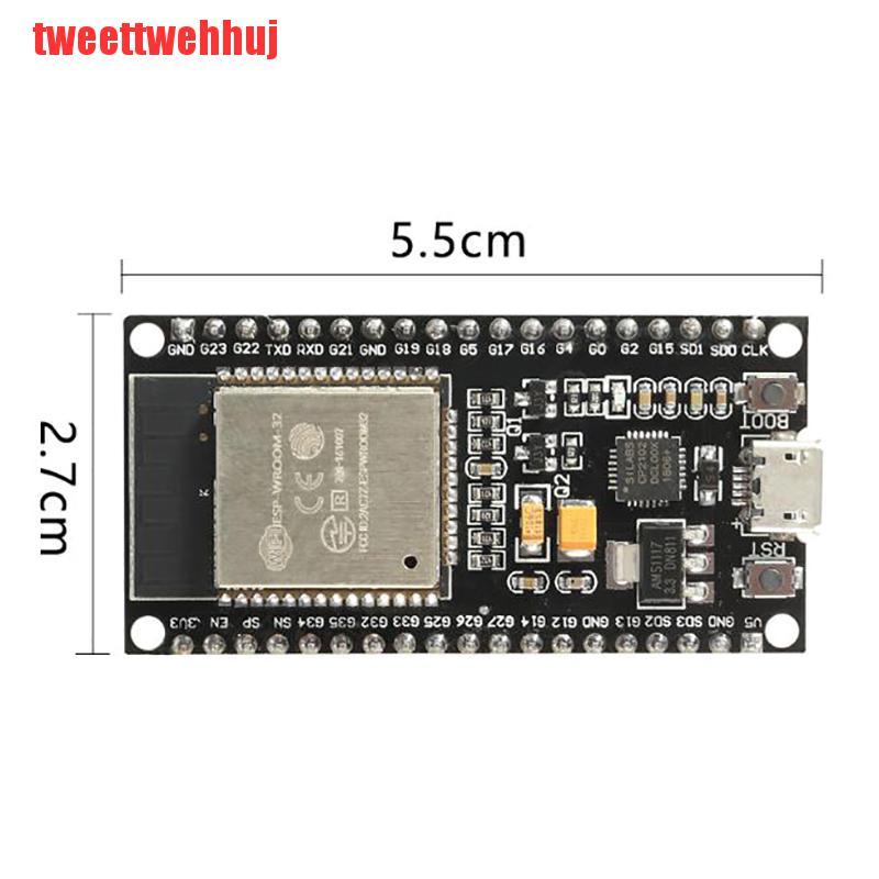 {tweettwehhuj}ESP32 ESP-32 Wireless WiFi Bluetooth Dual Core CP2104 Module For Arduino