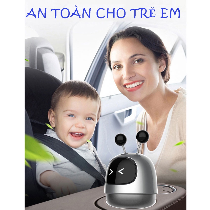 Sáp thơm để xe ô tô khử mùi, hộp đựng sáp ROBOT để phòng khách, ngủ, tủ quần áo, nơi làm việc trang trí