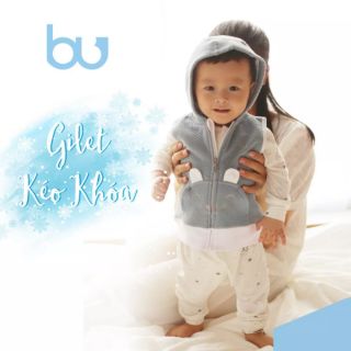 Gile trần bông khóa kéo Bu 2019