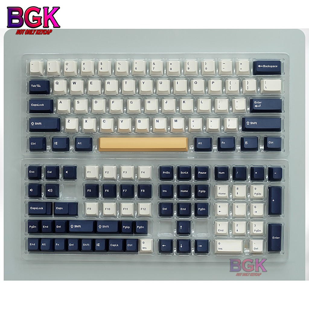 Bộ Keycap CGMK RUDY PBT Double Shot OEM Profile 129 Nút sử dụng được cho layout 68,84,98...